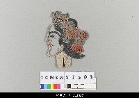 藏品(中國湖北皮影戲偶頭-旦)的圖片